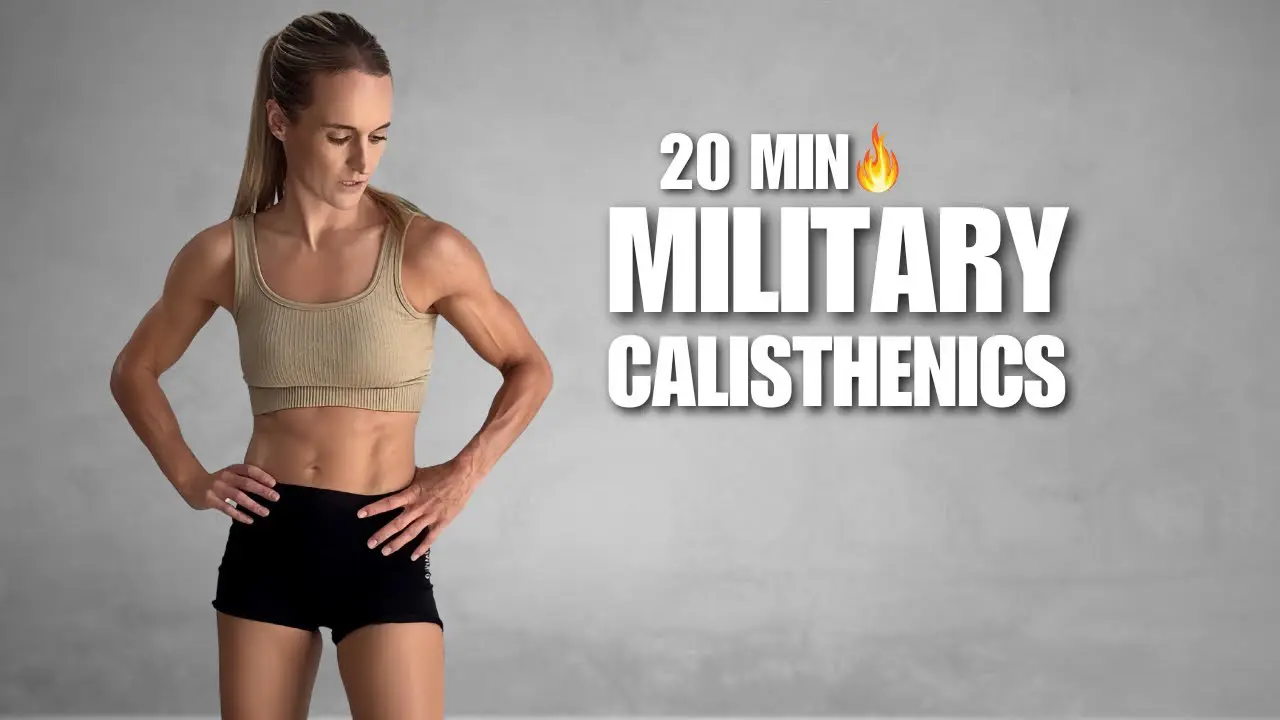 20-minute military inspired calisthenics workout — no equipment