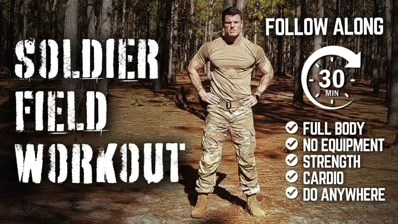 30-minute military full body field workout — no equipment
