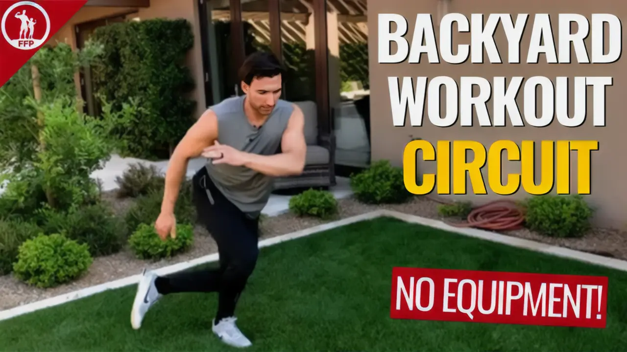 10 Exercises To Do In Your Backyard! NO EQUIPMENT