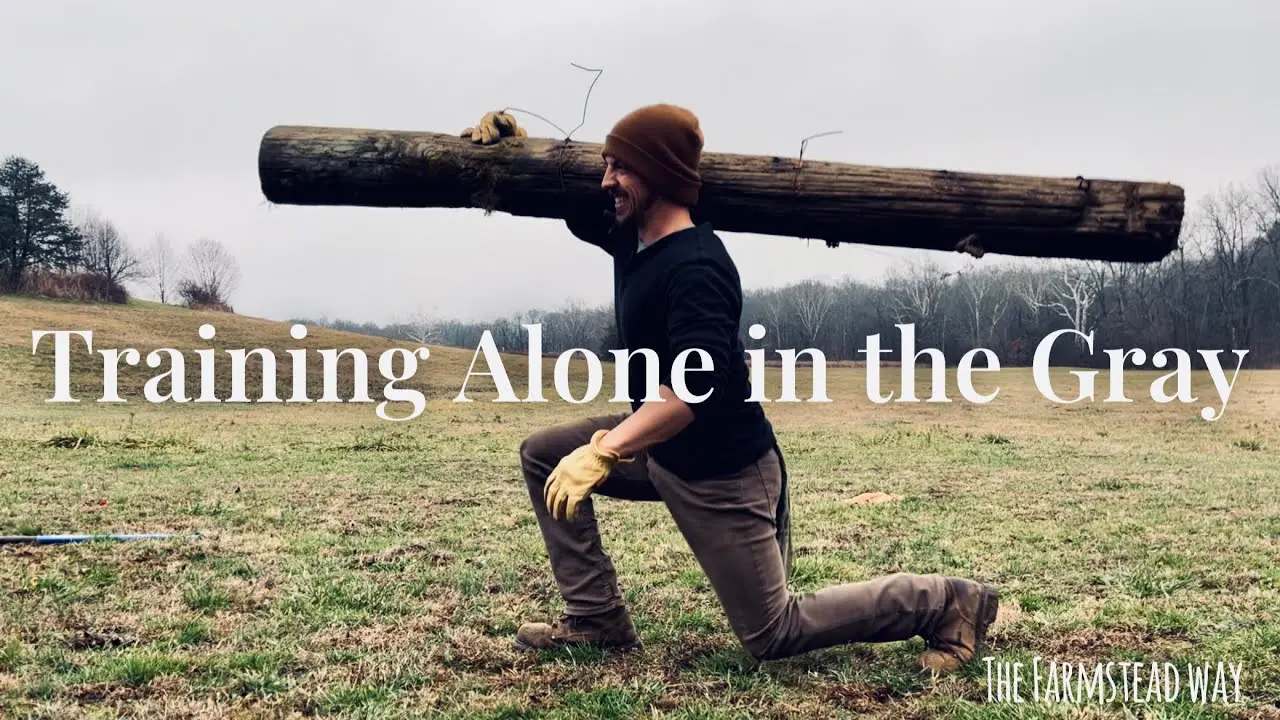 Training Alone in the Gray | Primitive Outdoor Workout