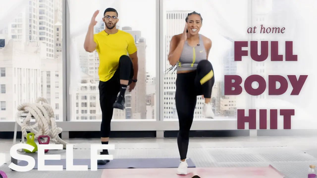 30-Minute HIIT Cardio Workout with Warm Up — No Equipment at Home